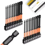 Allen Wrench Drill Bit Set, Metric & Sae, 1/4" Hex Shank Magnetic Fo. Fixed Price $33.03.