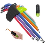 Saksiapro Allen Wrenches Sets, 10-PIECES Metric, Black. Fixed Price $12.57.