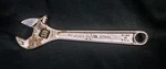 Vintage Wizard Adjustable Wrench 2402 8" Forged Alloy Steel Usa. Fixed Price $16.00.