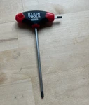 Klein Tools 1/8 In. Journeyman T-handle Hex Key JTH4T08. Fixed Price $10.00.