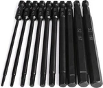 Hex Head Allen Wrench Drill Bit Set (10PC Metric), Ptslkhn, Upgraded 1/4". Fixed Price $14.78.