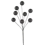 Set Of 12 Black Glittered Disco Ball 9-1/2" Tall Floral Picks. Fixed Price $39.99.