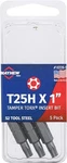 Mayhew 18228-5 T25H 1" Tamper Torx Insert Bit, Pack 1EA. Fixed Price $18.25.
