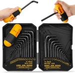 Elead 31-PIECE Hex Key Set Allen Wrench MM(0.7MM-10MM) SAE(0.028"-3/8). Fixed Price $26.89.