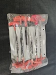 Mac Tools 9PC 3/32" 5/16" Sae T-handle Hex Allen Wrenchs SHKT10CGP Missing One. Fixed Price $40.95.