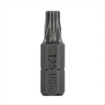 Mayhew 18TT12525 - T25H 1" Tamper Torx Insert Bit 1EA. Fixed Price $10.15.