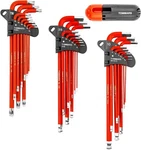 Tommars Hex Key Set Magnetic Ball End S2 Steel With T-handle Wrenc. Fixed Price $75.59.
