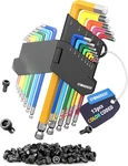 13 Piece Sae Wrench Set Ball End Hex Keys Color Coded Shape Design Alloy. Fixed Price $11.83.