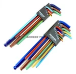 Bondhus 22PC Colorguard Hex Wrench Set Ball End Metric Sae Standard Inch Usa. Fixed Price $52.14.