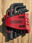 Craftsman Tools Hex Key Wrench Set Pc Short Arm Allen 46813 S-ac. Fixed Price $8.99.