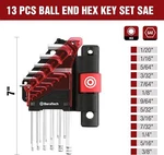 Duratech Allen Wrench Set 13PC T-handle Hex Key Sae 1/20-3/8 Inches S2 Steel. Fixed Price $20.99.
