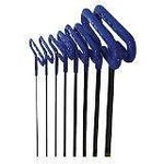 Eklind Tool EKL55198 8-PIECE 9"" T-handle Hex Kit, 2MM 10MM, Pouch, Sold As. Fixed Price $55.65.