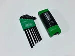 New Eklind 2PCTORX Fold Up Wrench Lot, T8-T40, 25581 8PC & 11907 7PC Keys. Fixed Price $24.99.