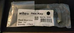 Wiha 35343 Black Finish Short Arm Hex Inch L-key 1/2" Germany. Fixed Price $11.98.
