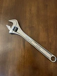 Snap-on Tools 12" Length Chrome Smooth Jaw Adjustable Wrench AD12B. Fixed Price $89.99.