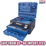 Kobalt 302 -piece Metric Standard (sae) Mechanics Tool Set With Hard Case. Fixed Price $201.15.