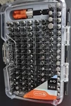 Tactix 418210 117PC Chrome Vanadium Bit Set Mixed Drive T8-T40 Case. Fixed Price $34.99.