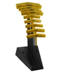 Bondhus 13190 Set Of 10 Balldriver Hex T-handles With Stand 3/32-3/8 Inch. Fixed Price $47.99.