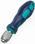 1/4" Bit Driver Handle, Inch Hex Quick Release Green + Blue. Fixed Price $10.47.