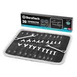 Duratech Mini Wrench Set, Midget Combination 20-PIECE, Chrome. Fixed Price $35.94.
