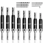 17PCS Black Centering Drill Set 1/4" Hex Shank Vix Bit, 5/64-1/4 Quick C.... Fixed Price $26.95.