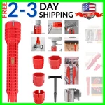 Tap Spanner Tool, 12-IN-1 Multi-functional Faucet Wrench, Comfortable Grip, A.... Fixed Price $21.37.
