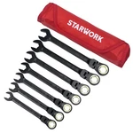True Mechanic 7-PIECE 2-IN-1 Flex-head Ratcheting Wrench Set With Rolling Po.... Fixed Price $55.87.