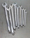 Snap Tools OEX710 Sae 12 Point Combination Wrench Set 3/8"-7/8" 9PCS. Fixed Price $175.00.