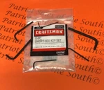 Craftsman 6-PC Short Hex Key Set 46694I. Fixed Price $6.99.