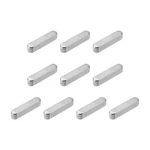 Uxcell 10PCS Round Ended Feather Key, Stainless 6X6X30MM, Silver. Fixed Price $17.43.