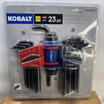 Kobalt Ball End Hex Key Set 23 Pieces Dual Action Handle (0498877) #241. Fixed Price $25.00.