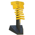 Bondhus 13190 Set Of 10 Balldriver Hex T-handles With Stand, Sizes 3/32-3/8". Fixed Price $46.85.