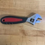 Vintage Unbranded 7" Adjustable Crescent Wrench Tool 7-3/16" Coated Handles. Fixed Price $8.99.