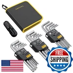 Amtovl 27PCS Allen Key Set - Metric Sae Wrench Extra Long Ball Star End. Fixed Price $38.31.