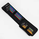 Wera 022639 Piece Sz Multicolor Hex + Ball End Sae L-key Pouch Set. Fixed Price $59.37.