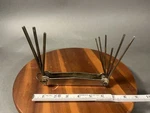Proto 4991 Folding Hex Key Set 5/64IN-1/4IN Hand Tool. Fixed Price $11.20.