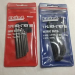 Eklind Hex Key Wrench Sets 7PC 2-8MM Metric 69205, 5/64-1/4" Sae 69207 Usa. Fixed Price $7.95.
