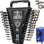 Sedy 12-PIECE Metric Ratchet Wrench Set 8-19MM 72-TOOTH Cr-v Steel. Fixed Price $59.99.