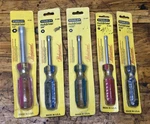 Vintage Nos Stanley Professional 5 Piece Nut Driver Set Usa New. Fixed Price $79.99.