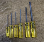 Chesco Hex Ball Point Head Driver Set 5/16 7/32 3/16 5/32 9/64 1/8 Lot. Fixed Price $39.19.