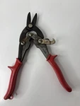 Malco 1R Tin Snips Off Set Aviation Red Handle Made Usa. Fixed Price $21.99.