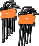 Mutt Tools 26PC Ball End Hex Key Set - Complete Metric & Sae Wrench Wi. Fixed Price $44.54.