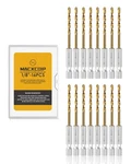 Macxcoip Hex Shank Drill Set, 16PCS 1/8" Hss Titanium Twist Bit.... Fixed Price $18.65.