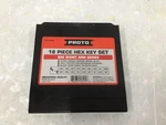 Proto - J4986 Hex Key Set 18 Pc 1/4 In 2 Tips. Fixed Price $18.00.