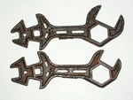 2 Old Vintage Rock Island Plow Co. 34 Farm Implement Wrenches Tool. Fixed Price $22.85.