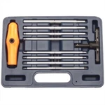 Vim BHI100 Piece Extra Long Sae Ball Hex Ratcheting T-handle Set. Fixed Price $55.32.
