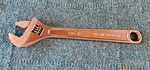Vintage Klein Tools, Inc., 506-12 Adjustable Wrench 12", 300MM Oal! Made Usa!. Fixed Price $17.95.