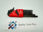 Snap-on Tools New BHS13A 13-PIECE Sae L-shaped Ball Hex Wrench Set (0.05-3/8"). Fixed Price $70.00.