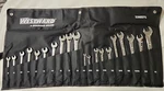 Westward Combination Wrench Set: Alloy Steel, Chrome, 20 Tools, 15 Head Offset. Fixed Price $129.23.