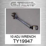 TY19947 10 Adj Wrench Fits John Deere (surplus Open Box). Fixed Price $45.71.